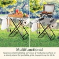 thumbnail image 5 of Cuisinart Fold ‘n Go Prep Table, Portable Folding Table and Grill Stand with Tool hooks, Trash Bag Holder, Paper Towel Rack, 5 of 10