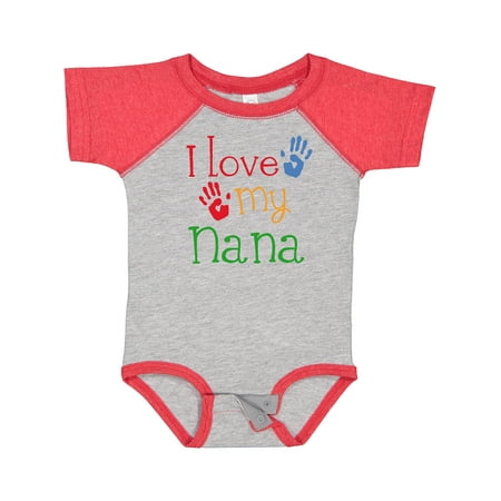 

Inktastic I Love My Nana Gift Baby Boy or Baby Girl Bodysuit