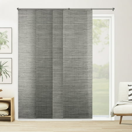 Chicology Privacy Natural Woven Adjustable Sliding Panels