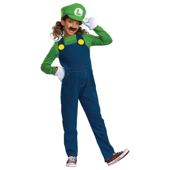 Disguise Boys' Luigi Elevated Costume - Size 7-8