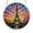 D, variant on World Landmark Stained Glass Style Suncatcher Puzzle, Acrylic Hanging Ornament for Window, Home & Patio Decor