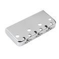 thumbnail image 3 of LOOKSEVEN 3-Saddle Fixed Tele Style Electric Guitar Bridge, Short Version Telecaster Bridge Replacement Parts with Mounting Screws & Allen Wrench-Chrome, 3 of 5