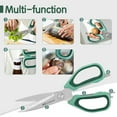 Deli Kitchen Scissor 5 in 1 Heavy Duty Multi-Function Kitchen Shears ...