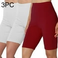 thumbnail image 2 of QATAINLAV 3 Pack Biker Shorts for Women 2025 Summer High Waisted Workout Athletic Yoga Shorts Basic Solid Short Leggings Casual Seamless Sports Running Tights Birthday Gifts Wine XXL, 2 of 9