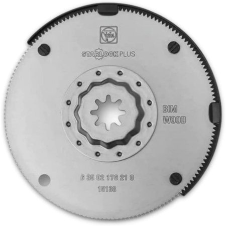 

StarLock Plus HSS Bi-Metal Oscillating Saw Blade - 3-15/16 Diameter for Long Straight Cuts Parquet Laminate Wood Paneling - Fits most Multitools - 63502176210