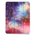 thumbnail image 2 of SaniMore for Apple iPad Air 11 (2024) Case, Auto Sleep/Wake, PU Leather Case with Tri-Fold Kickstand & Pencil Holder Shockproof Protective Cover for Women Men, Galaxy, 2 of 8