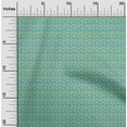 thumbnail image 2 of oneOone Velvet Light Green Fabric Tropical Leaves With Geomtric Diy Clothing Quilting Fabric Print Fabric By Yard 58 Inch Wide, 2 of 4