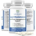 thumbnail image 1 of Leptin Ultra Resistance Pills Diet Supplement for Weight Loss w/ Milk Thistle, Turmeric, Berberine & Ginger for Women and Men - Promotes Healthy Liver Detox and Colon Cleanser - 180 Ct - 3 Bottles, 1 of 7