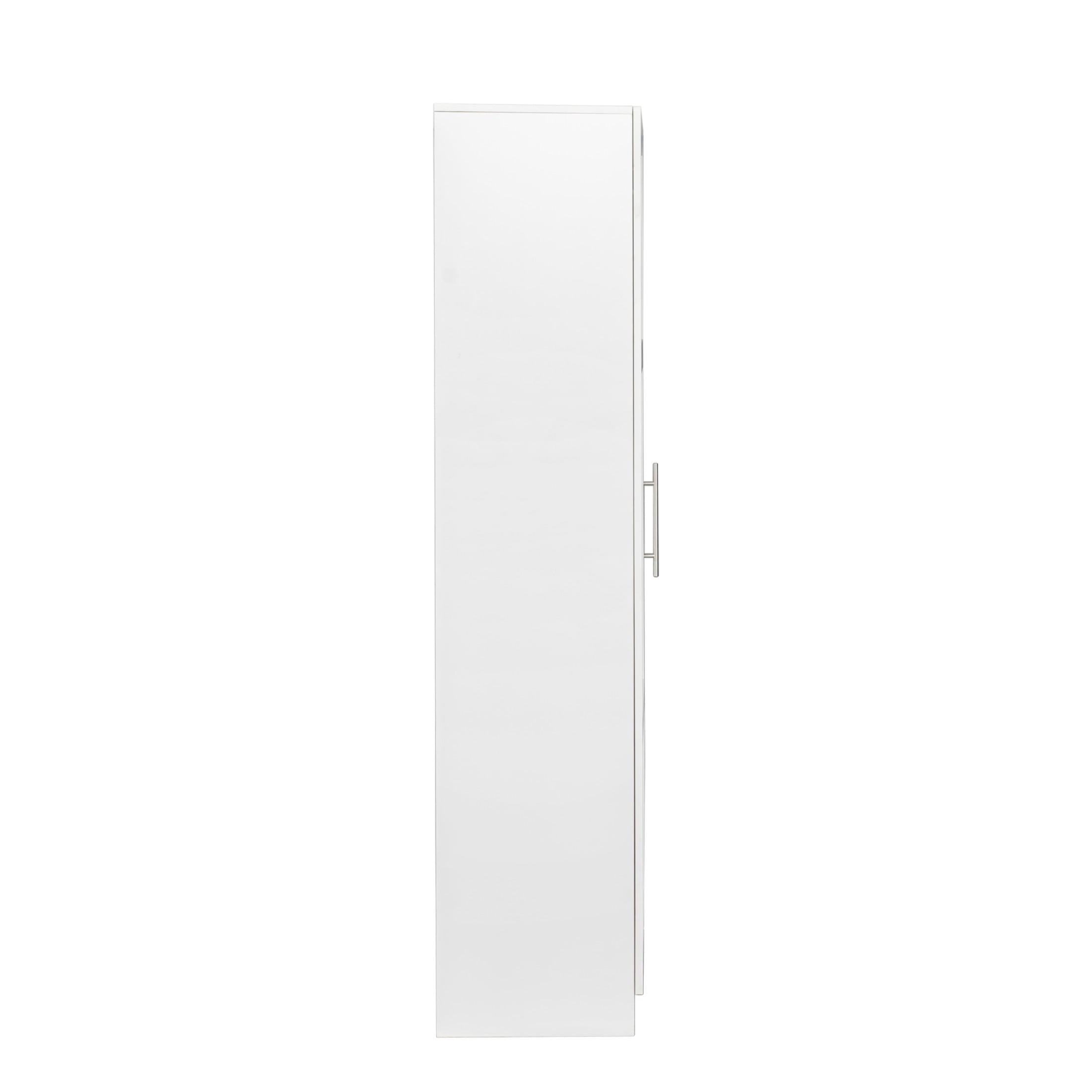 Noble House Divine 70.87" Wall-Mounted Storage Cabinet, Bathroom Stackable Tower, Minimal Slim Design, White