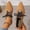Brown, variant on Aobny Micro-Wedge Women Shoes Teacher Shoes Business Casual Shoes Wingtips Flat Shoes Shoes Pointy Toe Lace-Up Beige Arch Support Womens Casual Shoes,Size 37