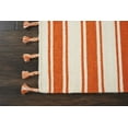 thumbnail image 5 of Nourison Solano Striped Ivory/Orange 4' x 6'6" Area Rug, (4x7), 5 of 6