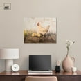 thumbnail image 2 of Art Remedy Farmhouse Landscape Canvas, 24" x 20", Gallery Wrapped, Mother Hen and Chicks, 2 of 7