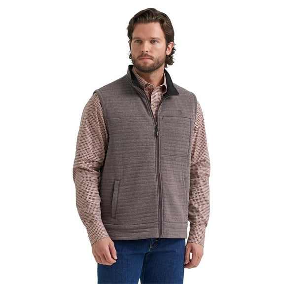 Wrangler Mens George Strait Vest M Brown