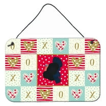 Carolines Treasures CK5412DS812 8 x 12 in. Norfolk Black Turkey Love Wall or Door Hanging Prints