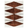 thumbnail image 2 of nuLOOM Kali Shaggy Diamond Tassel Area Rug, 4' x 6', Rust, 2 of 9