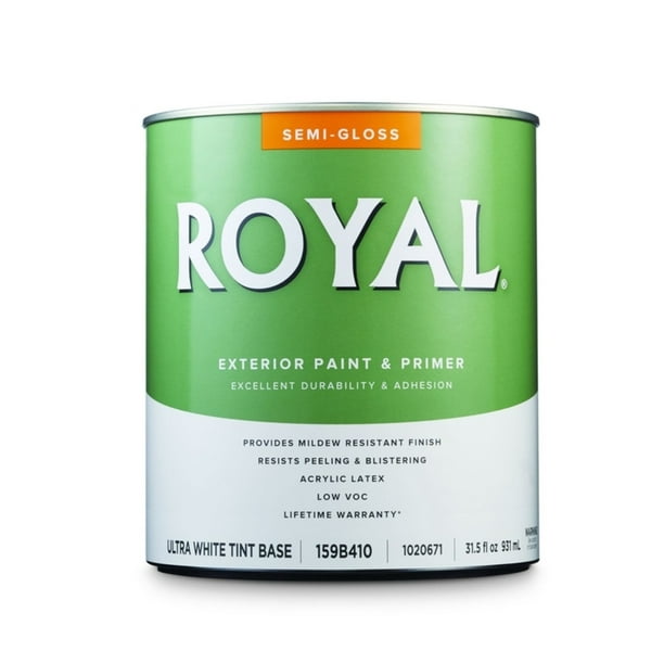 Ace Royal Ultra White Semi Gloss Acrylic Latex House Trim Paint 1 Qt Com - Is Ace Royal Paint Good