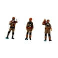 thumbnail image 4 of MERIGLARE 1/64 Scale Firefighter Figure Diorama Action Figures Mini Realistic Tiny People Model for Scenery Landscape Decor Accessories Style B, 4 of 9