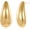 Drop, variant on Gold Silver Chunky Earrings for Women Lightweight Teardrop Earrings Fashion Jewelry[g4368]