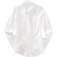 thumbnail image 2 of Aeropostale Camisa transparente con botones para mujer, blanca, mediana, 2 of 2
