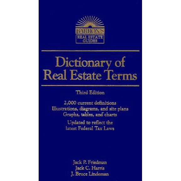 Pre-Owned Dictionary of Real Estate Terms (Barron's Real Estate Guides) (Paperback) 0812014340 9780812014341
