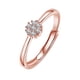 thumbnail image 2 of Fiudx Joyería de Circonita Cúbica, Elegante Anillo con Diseño de Mariposa, Regalo Único para Compromiso, Accesorio Brillante de Aniversario, Perfecto para Bodas, Fiestas y Uso Diario, Un Regalo Consi, 2 of 5