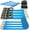 Blue, variant on HRT Ratchet Straps 4PK, 4500lbs Break Strength 1.5''×15, Blue