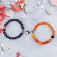thumbnail image 4 of TUWABEII Matching Couple Bracelets Healing Crystal Bracelets For Couples Home Decor Clearance, 4 of 9