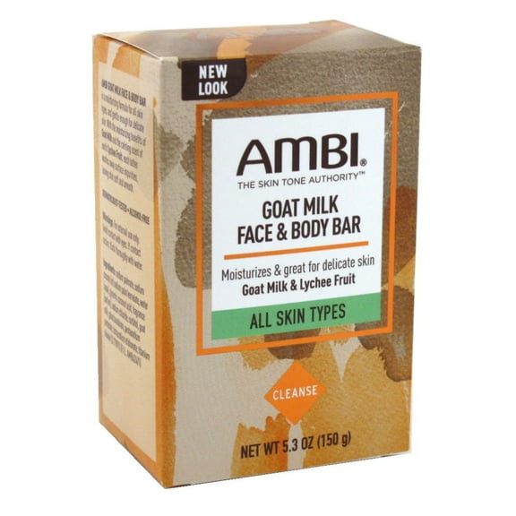 Ambi Face & Body Bar Goat Milk All Skin Types 5.3oz (Pack of 3)
