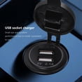 thumbnail image 3 of 4 Function Panel Dual USB Charger Green LED Volt 12V Power Outlet ON-OFF Switch, 3 of 9