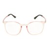 Cyxus Kids/Teens Blue Light Blocking Computer Glasses Anti Eyestrain ULTEM Pink Retro Frame Eyeglasses