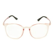 Cyxus Kids/Teens Blue Light Blocking Computer Glasses Anti Eyestrain ULTEM Pink Retro Frame Eyeglasses