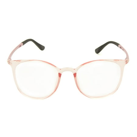 Cyxus Kids/Teens Blue Light Blocking Computer Glasses Anti Eyestrain ULTEM Pink Retro Frame Eyeglasses