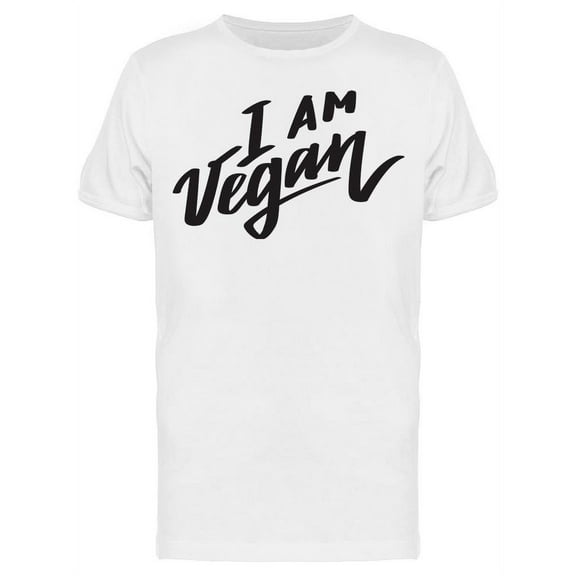 I Am Vegan - Slogan T-Shirt Men -Image by Shutterstock, Male XX-Large