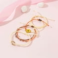 thumbnail image 3 of TINGN Sunflower String Bracelet Handmade Braided Rope Charms Boho Surfer Bracelet for Teen Girls Women, 3 of 5