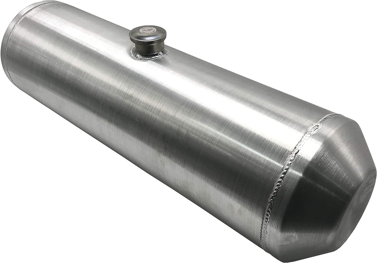 JSD AUTO PARTS 12 Gallon 10" x36" Center Fill Spun Aluminum Gas Tank / Fuel Tank 1/4" NPT Outlet