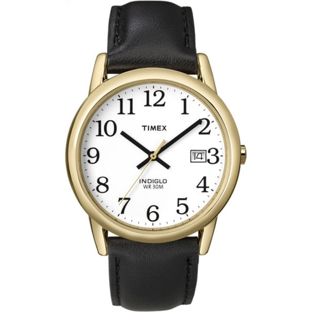 Reloj Timex Easy Reader - Funda dorada para hombre (esfera blanca, 35 mm)