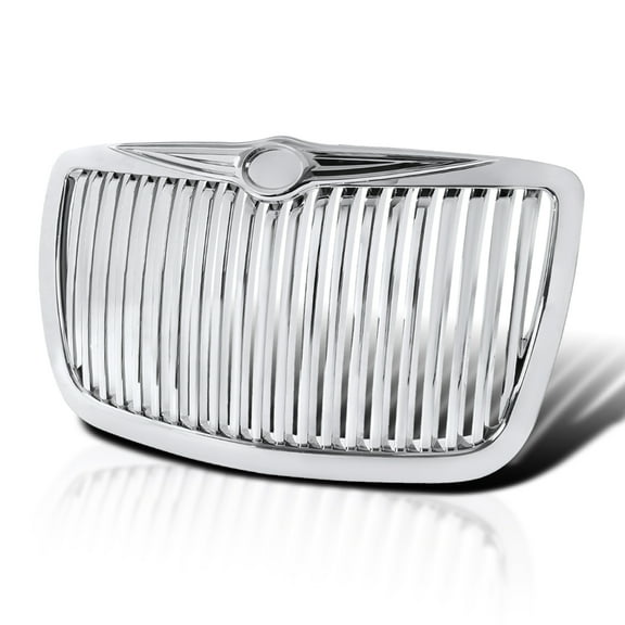 Spec-D Tuning Vertical Grill Front Grille Compatible with 2005-2010 Chrysler 300 300C