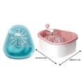 thumbnail image 1 of Baohd Fruit Cleaning Vegetable Washing Machine Rotating Drain Basket Leakproof Colander Scrubbing Kitchen Accessories Pink, 1 of 6