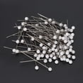 thumbnail image 4 of 100Pcs Pearl Pins Round Fixing Positioning Straight Sewing Decoration Supplies,Pearl Pins,Round Head Needle, 4 of 8