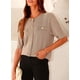 thumbnail image 4 of Suéter PRETTYGARDEN Camel con Botones, Tejido Acanalado, Talla L Grande, 4 of 8