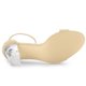 thumbnail image 5 of Sandalias de tacón Grueso Allegra K con Correa de Tobillo Transparente de Gamuza Sintética para Mujeres Beige 40, 5 of 6