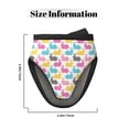 thumbnail image 3 of Pofeuu Colorful Rabbit Print Thickened Mini Silicone Oven Mitts Heat Resistant, Rubber Oven Mitt Gloves, Finger Pinch Grips, Pot Holder, Silicone Potholder, 3 of 7
