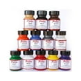Angelus Acrylic Leather Paint Starter Kit 12 colors in 1 oz bottles w