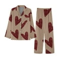 thumbnail image 5 of BILIKEYU Soft Cotton Valentine Pajama Set for Women Plus Size Inclusive, 5 of 5