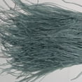 thumbnail image 2 of pitrice 1 Yard Dyed Ostrich Feather Fringe Trim Ribbon Embellishment Grey green, 2 of 5