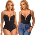 thumbnail image 4 of Joyshaper Tummy Control Bodysuit For Women Mesh U-neck bodysuit Seamless Body Shaper, 4 of 6