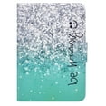 thumbnail image 4 of TECH CIRCLE for Apple iPad 10th Generation Case 10.9 Inch 2022, Colorful Painting Multi-Angle Viewing Folio Wallet Smart Cover with Auto Wake/Sleep for iPad 10th Gen 10.9" Case,   Green Quicksand, 4 of 10