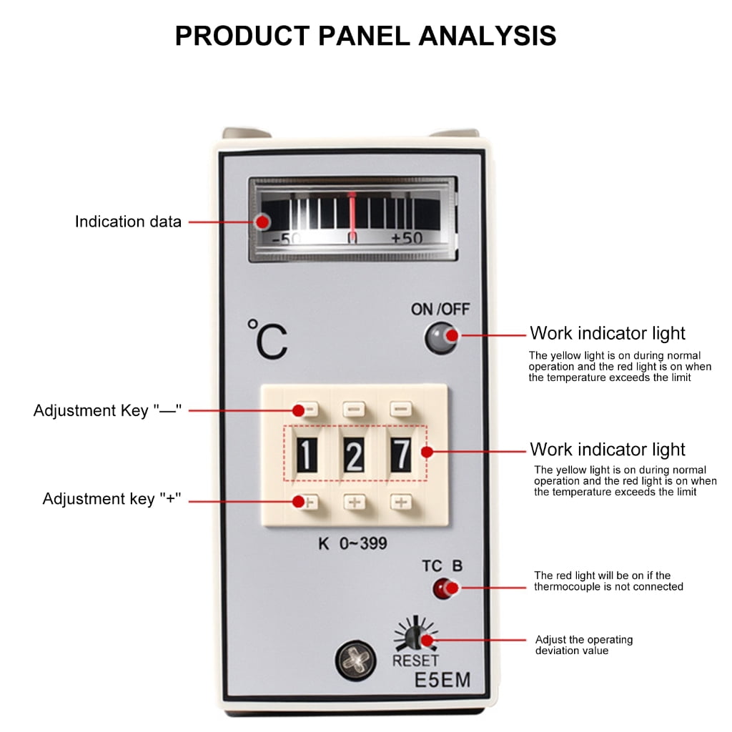 High Accuracy Thermostat Control Unit PVC for Industrial Equipment & Dryers