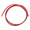 thumbnail image 1 of 1 Pc Cable de inversor de batería 6 AWG 6FT 3/8" Lug 5/16" Lug Cable de batería universal para automóvil, vehículo, barco, casa rodante, solar, cobre estañado rojo, 1 of 7