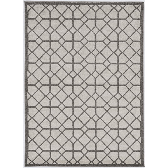 LUC 2773 6'7"X 9'6" - Ivory/Grey